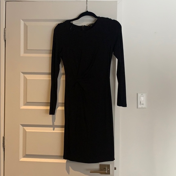 Long sleeve black dress - Picture 1 of 3